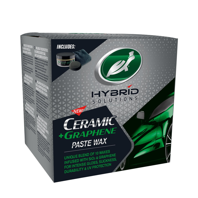 Твердый воск для кузова с керамикой и графеном '10 восков' Turtle Wax ...