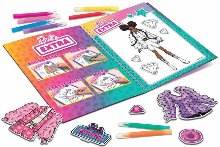 Скетчбук для малювання Lisciani Barbie Extra Express Your Style (9788833512679) - зображення 2