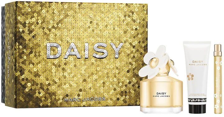 Zestaw damski Marc Jacobs Daisy Woda toaletowa 100 ml + Lotion do ciała 75 ml + Miniaturka Woda toaletowa 10 ml (3616303473020) - obraz 1