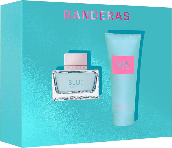 Zestaw damski Antonio Banderas Blue Seduction Woda toaletowa 50 ml + Lotion do ciała 75 ml (8411061074602) - obraz 2