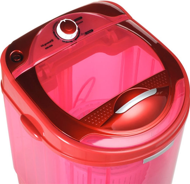 Пральна машина напівавтомат ViLgrand V135-2550 Red - зображення 9