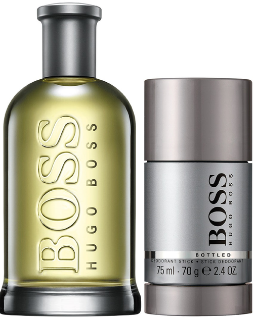 Набір для чоловіків Hugo Boss Bottled Туалетна вода 200 мл + Дезодорант-стік 75 мл (3616304197864) - зображення 2