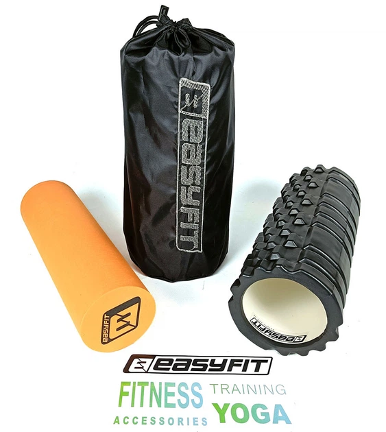Массажный ролик EasyFit PRO Active 33 см двойной 4629950 - изображение 2