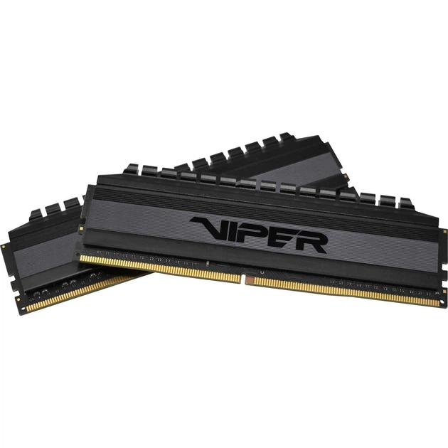 Модуль пам'яті Patriot DDR4 16Gb (2x8) Viper Blackout 3000 MHz (PVB416G300C6K) Б/в - зображення 2