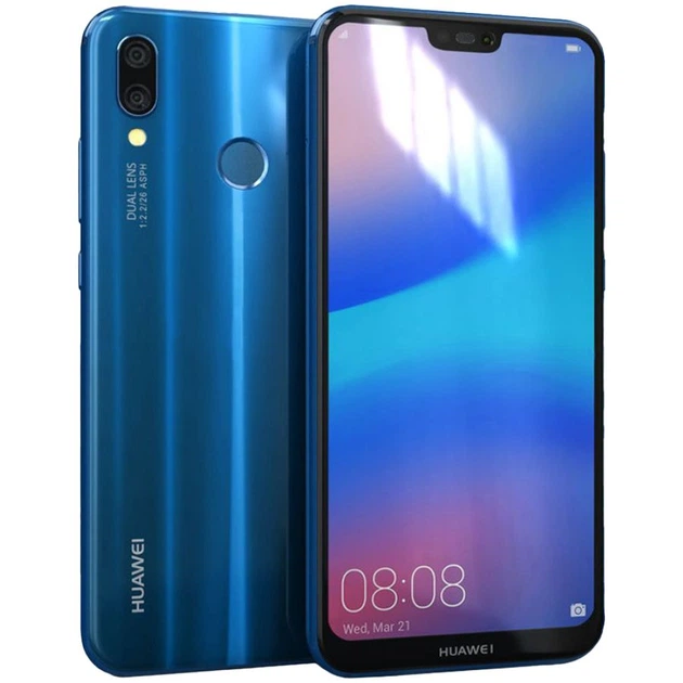 Смартфон Huawei P20 Lite 2018 4/64Gb Klein Blue (ANE-LX2) (Grade B) БУ - Фото 1 Смартфон Huawei P20 Lite 2018 4/64Gb Klein Blue (ANE-LX2) (Grade B) БУ - зображення 1