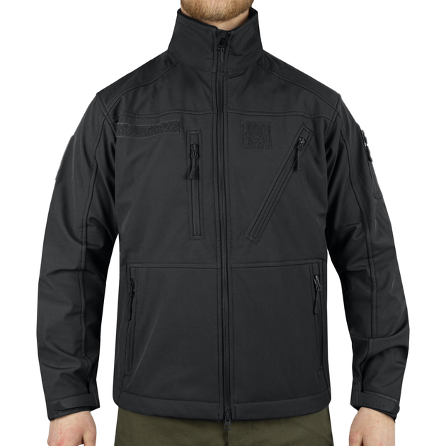 Куртка демісезонна софтшелл Sturm Mil-Tec SOFTSHELL JACKET SCU Black XL (10864002) - зображення 1