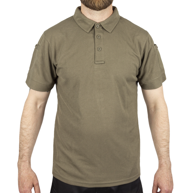 Футболка Поло тактична Sturm Mil-Tec TACTICAL QUICK DRY POLOSHIRT Olive XL (10961001) - зображення 1