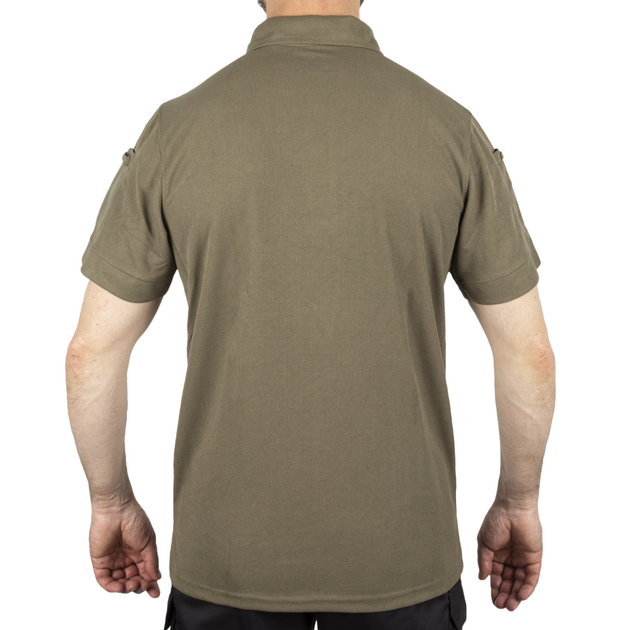 Футболка Поло тактична Sturm Mil-Tec TACTICAL QUICK DRY POLOSHIRT Olive XL (10961001) - зображення 2