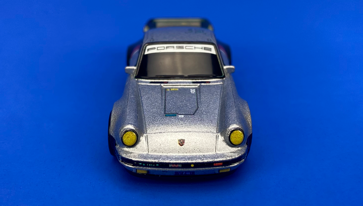Машинка Premium Hot Wheels Cyberpunk 2077 Porsche 911 Turbo (930) 2022 1:64 HCP04 Black Grey 1шт - изображение 6