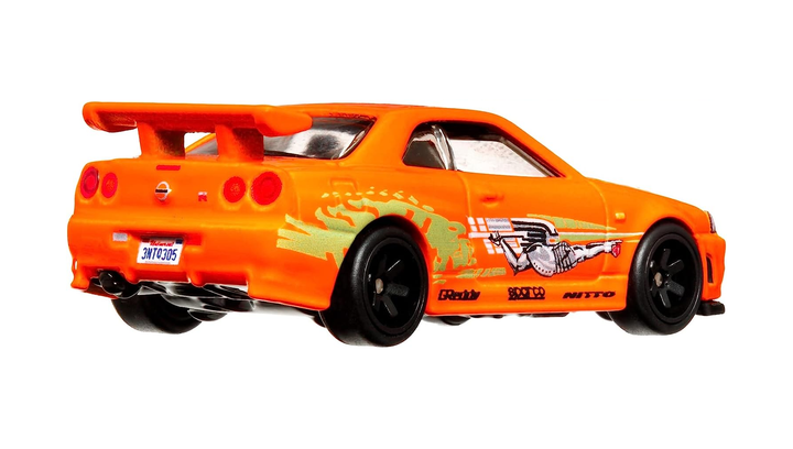 Машинка Premium Hot Wheels Nissan Skyline GT-R (BNR34) Fast