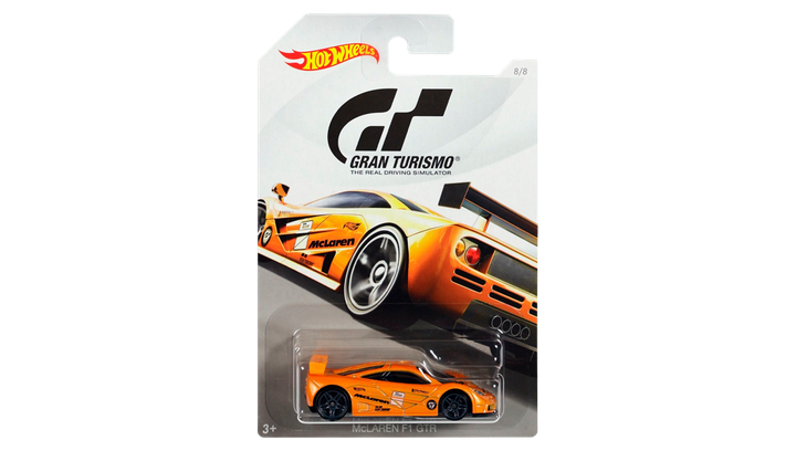 Тематическая Машинка Hot Wheels McLaren F1 GTR Gran Turismo 1:64