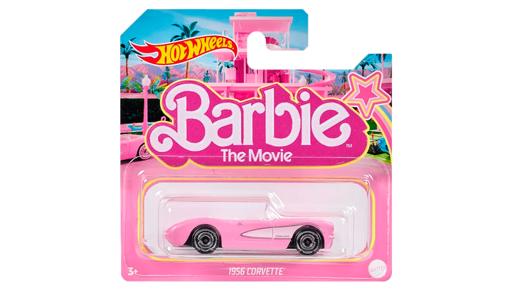Машинка Базовая Hot Wheels 1956 Corvette Barbie The Movie 1:64