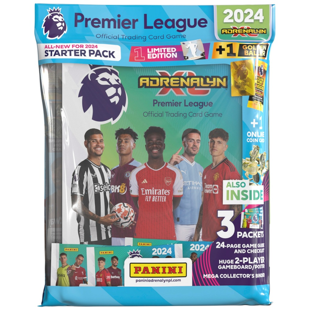 Zestaw kart kolekcjonerskich Panini Starter Pack Premier League 2025 Adrenalyn XL (8051708015317) - obraz 1