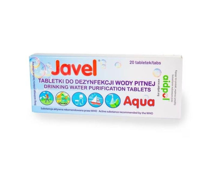 Таблетки для обеззараживания питьевой воды 20 шт Javel – фото, отзывы ...