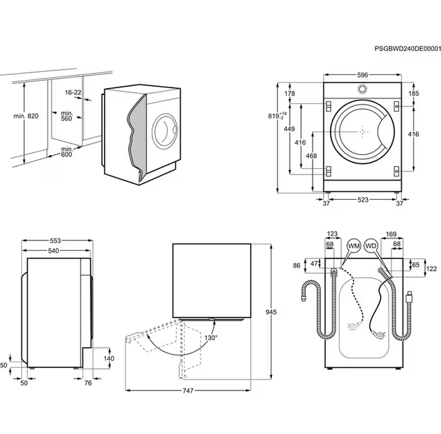 Pralka Electrolux PerfectCare 700 EWN7F447WIP - obraz 3