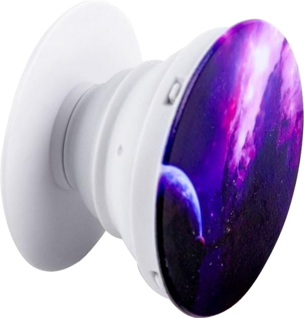 Тримач та підставка для телефону iLike Universal Pop Holder Cosmos Purple (ILIUNPH15) - зображення 1