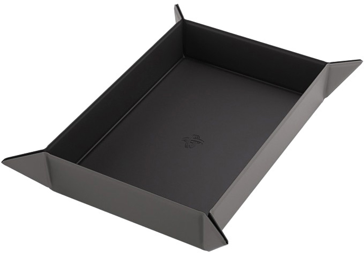 Килимок для гри в кості Gamegenic Magnetic Dice Tray прямокутний Black / Gray (4251715411094) - зображення 1