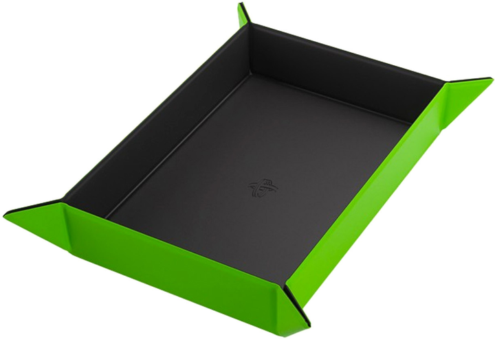 Mata do kości Gamegenic Magnetic Dice Tray prostokątna Black / Green (4251715411117) - obraz 1