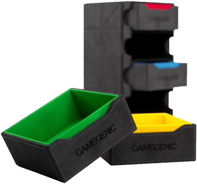 Коробка для карт Gamegenic Tokens' Lair Black (4251715414309) - зображення 3