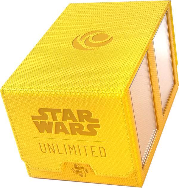 Коробка для карт Gamegenic Star Wars Unlimited Double Deck Pod Yellow (4251715413883) - зображення 3