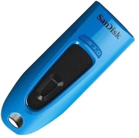 Флеш пам'ять SanDisk 64GB USB 3.0 Blue (SDCZ48-064G-U46B) - зображення 1