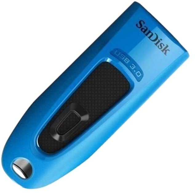 Флеш пам'ять SanDisk 64GB USB 3.0 Blue (SDCZ48-064G-U46B) - зображення 1