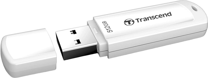 Pendrive Transcend 512GB USB 3.1 White (TS512GJF730) - obraz 2