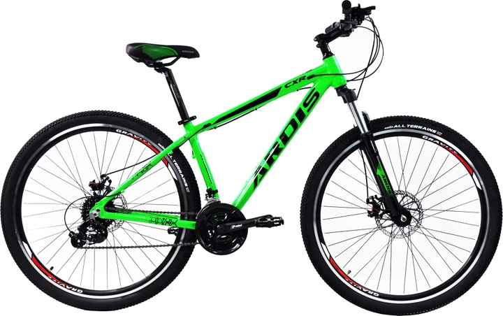 Акція на Велосипед Ardis CXR AL МТВ 29" 16" 2023 Зелений (02601-160-6) + Велосипедні шкарпетки в подарунок від Rozetka