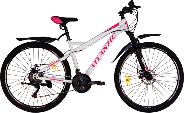 Акція на Велосипед Atlantic Rekon NS FMN 27.5" M/17" Білий (A1NS-2743-WP)  + Велосипедні шкарпетки в подарунок від Rozetka