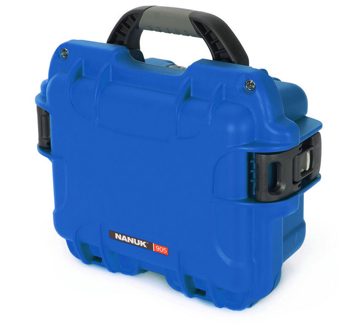 Водонепроницаемый пластиковый кейс с пеной Nanuk Case 905 With Foam Blue (905S-010BL-0A0) - изображение 2