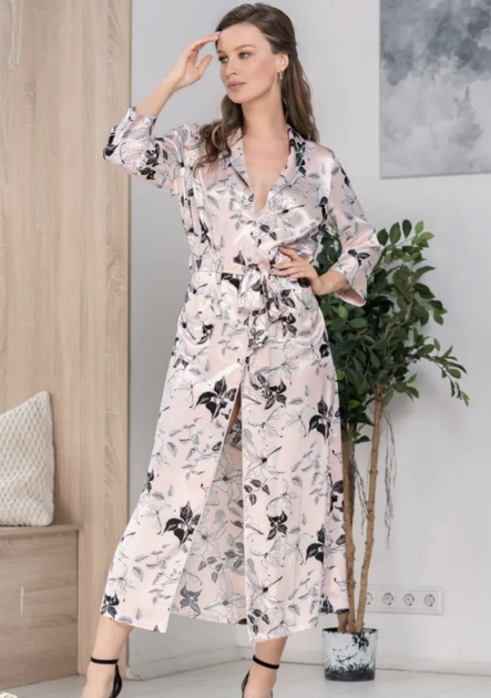Длинный халат Mia-Amore 3759 42(S) Принт - изображение 2