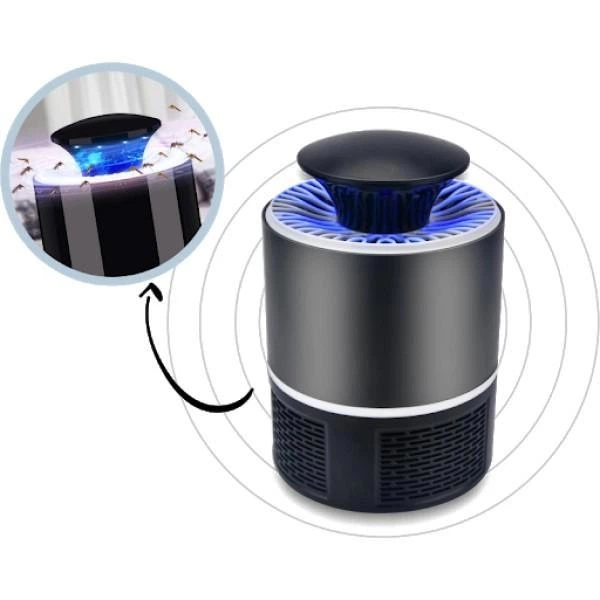 Ловушка для комаров Mosquito Killer Lamp Лампа USB уничтожитель насекомых 5 ВТ Черный - Фото 2 Ловушка для комаров Mosquito Killer Lamp Лампа USB уничтожитель насекомых 5 ВТ Черный - изображение 2