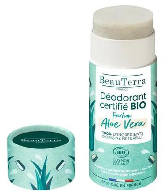 Dezodorant Beauterra Aloe Vera Bio 50 g (3770008167520) - obraz 1