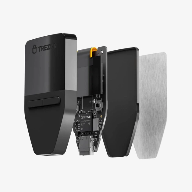 Криптокошелек Trezor Safe 3, Stellar Silver (Зіркове Срібло) (SLATS3SS0_Silver) - изображение 2