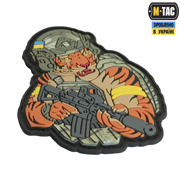 M-Tac нашивка Тигр Жовтий скотч PVC MC - зображення 2