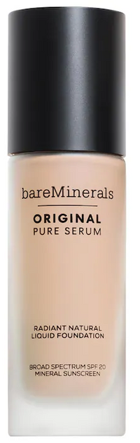 Тональна основа-сироватка Bareminerals Original Pure Serum Liquid Foundation SPF 20 Fair Cool 1 30 мл (194248097783) - зображення 1