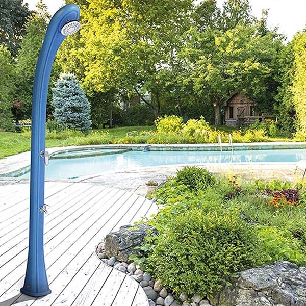 Душ сонячний Aquaviva So Happy, 28 л, ПВХ, з мийкою для ніг, антрацит (DS-H221NO) - зображення 3
