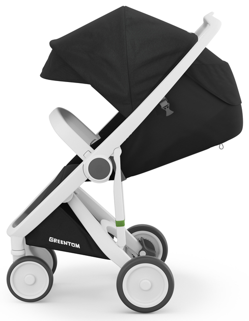 Прогулочная коляска Greentom Classic Black-White (8718858972340) - изображение 3