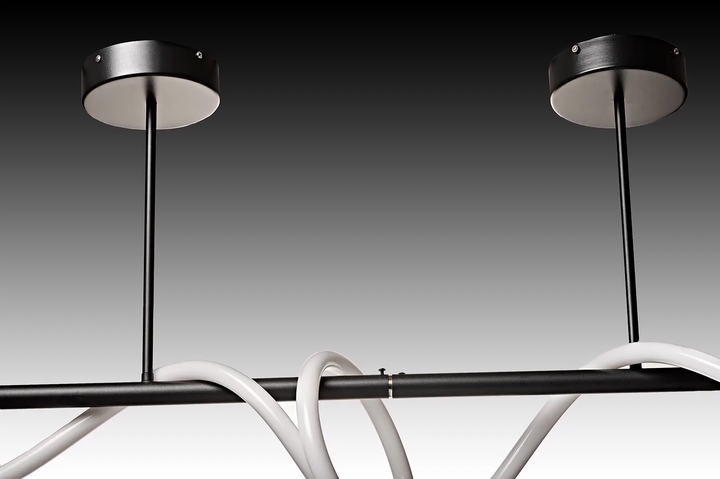 Люстра Berger 7004-PL-50 Black LED 30 Вт 4000K для кухни, спальни, прихожей - изображение 4
