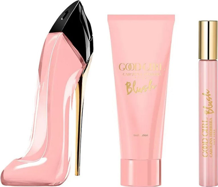 Zestaw damski Carolina Herrera Good Girl Blush Woda perfumowana 80 ml + Lotion do ciała 100 ml + Miniaturka Woda perfumowana 10 ml (8411061074985) - obraz 2