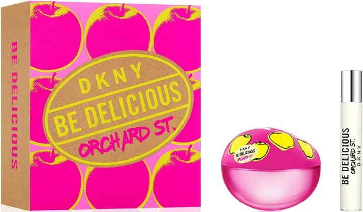 Набір для жінок DKNY Be Delicious Orchard Street Парфумована вода 100 мл + Мініатюра Парфумована вода 15 мл (85715961266) - зображення 1