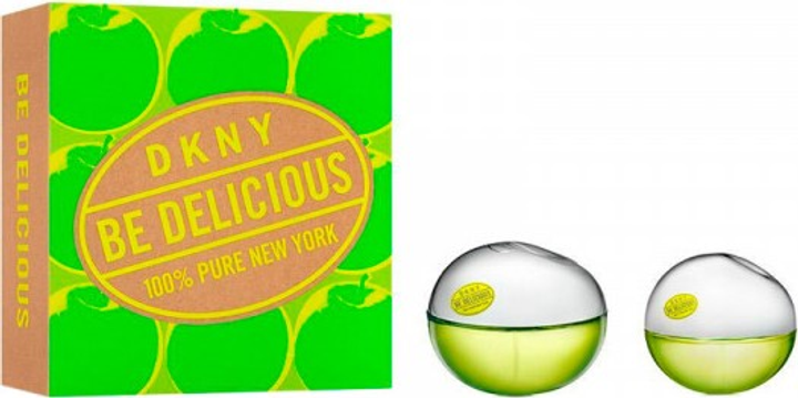 Zestaw damski DKNY Be Delicious Woda perfumowana 100 ml + Woda perfumowana 30 ml (85715961112) - obraz 1