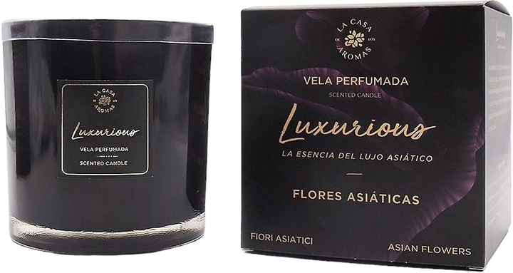 Ароматична свічка La Casa De Los Aromas Luxurious Vela Perfumada Flores Asiáticas 650 г (8428390050306) - зображення 1