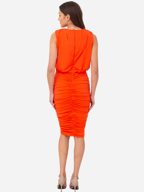 Плаття міді літнє жіноче Ax Paris DA1767 M Оранжеве (5063259056155) - зображення 2