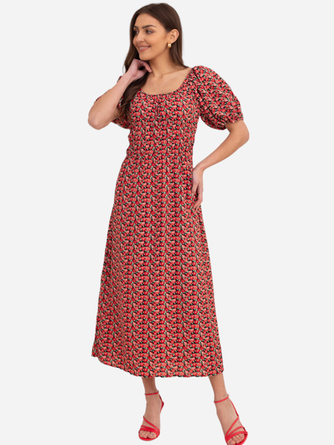 Плаття довге літнє жіноче Ax Paris DA1796 2XL Різнокольорове (5063259075729) - зображення 1