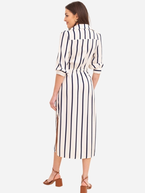 Плаття-сорочка міді літнє жіноче Ax Paris DA1794 S Біле (5063259075125) - зображення 2