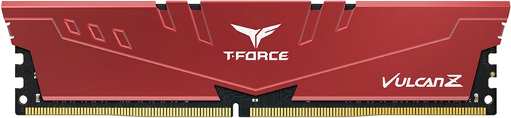 Pamięć Team Group DDR4-3200 8192MB PC4-25600 T-Force Vulcan Z Red (TLZRD48G3200HC16F01) - obraz 1