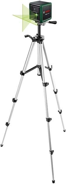 Лазерний рівень нівелір Bosch Quigo Green зі штативом та 2-ма батарейками 1.5V LR03 (AAA) (Set) (0603663C04) - зображення 2