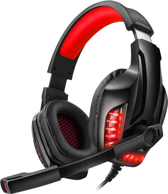 Навушники Real-El GDX-7650 Black-red (EL124100043) - зображення 6