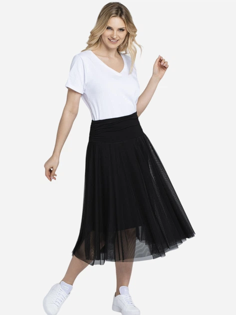 Spódnica tiulowa damska plisowana Kalite Look Tiulove 150 L Czarna (5903999316952) - obraz 4